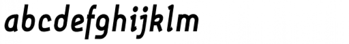 Samsheriff Narrow Extra Bold Italic Font LOWERCASE