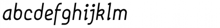 Samsheriff Narrow Italic Font LOWERCASE