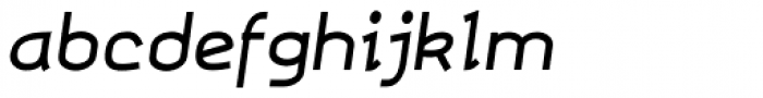 Samsheriff Wide Bold Italic Font LOWERCASE