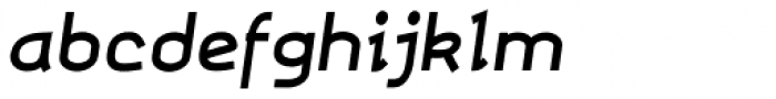 Samsheriff Wide Extra Bold Italic Font LOWERCASE