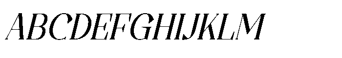 Samthing Italic Font UPPERCASE
