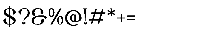 Samthing Regular Font OTHER CHARS