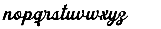 San Andre Font LOWERCASE