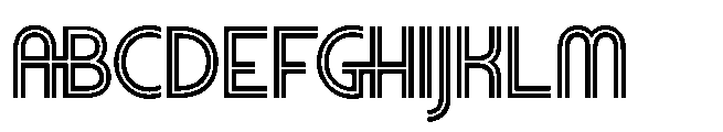 San Deco Inline FONT