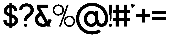 San Deco Regular Font OTHER CHARS