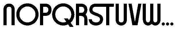 San Deco Regular Font UPPERCASE