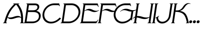 San Giuseppe Italic Font UPPERCASE