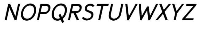San Seraph Semi Bold Italic Font UPPERCASE