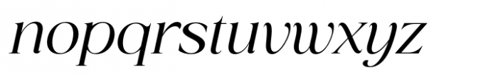 San de More Bold Italic Font LOWERCASE