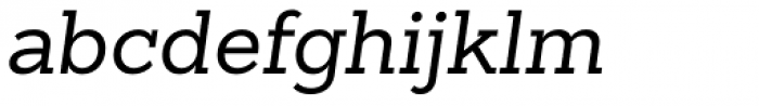 Sanchez Slab Italic Font LOWERCASE