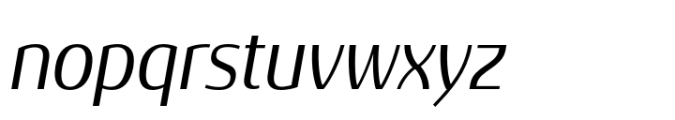 Sancoale Gothic Condensed Regular Italic Font LOWERCASE