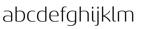 Sancoale Gothic Extended Light Font LOWERCASE