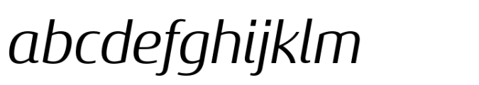 Sancoale Gothic Extended Regular Italic Font LOWERCASE