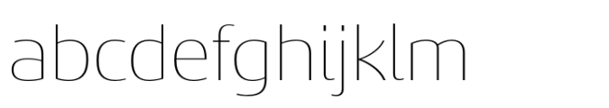 Sancoale Gothic Extended Thin Font LOWERCASE