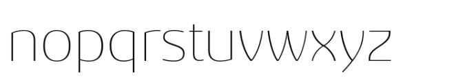 Sancoale Gothic Extended Thin Font LOWERCASE