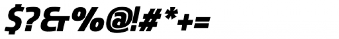 Sancoale Narrow Black Italic Font OTHER CHARS