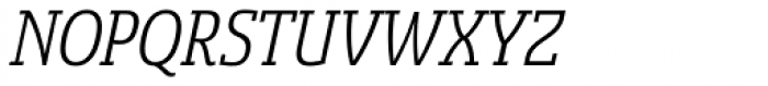 Sancoale Slab Cond Italic Font UPPERCASE