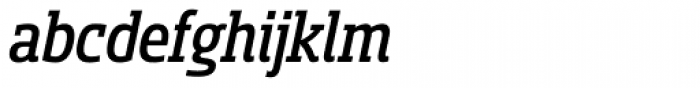 Sancoale Slab Cond Medium Italic Font LOWERCASE