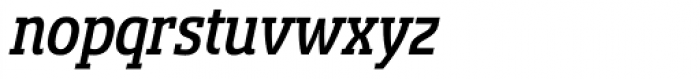 Sancoale Slab Cond Medium Italic Font LOWERCASE