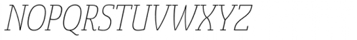 Sancoale Slab Cond Thin Italic Font UPPERCASE