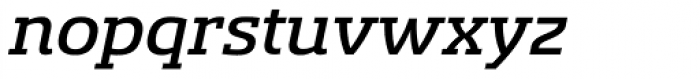 Sancoale Slab Ext Medium Italic Font LOWERCASE