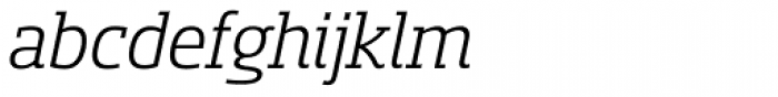 Sancoale Slab Italic Font LOWERCASE