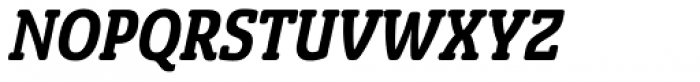 Sancoale Slab Soft Cond Bold Italic Font UPPERCASE