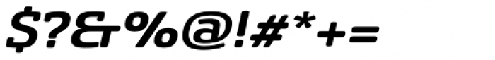 Sancoale Slab Soft Extended Bold Italic Font OTHER CHARS