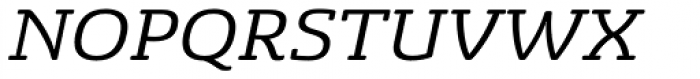 Sancoale Slab Soft Extended Italic Font UPPERCASE