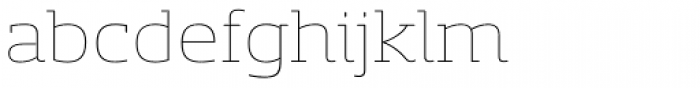 Sancoale Slab Soft Extended Thin Font LOWERCASE
