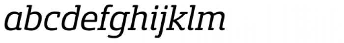 Sancoale Slab Soft Italic Font LOWERCASE