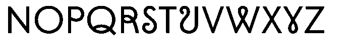 Sancremo Font LOWERCASE