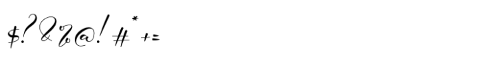 Sandara Script Font OTHER CHARS