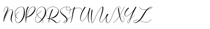 Sandara Script Font UPPERCASE