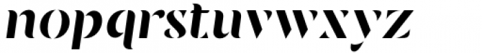 Sandega Italic Font LOWERCASE
