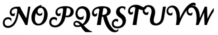 Sandena Bold Condensed Italic Swash Font UPPERCASE