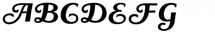 Sandena Bold Italic Swash Font UPPERCASE