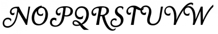 Sandena Medium Condensed Italic Swash Font UPPERCASE