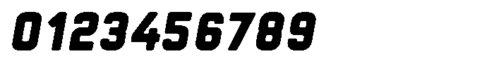 Sandport Condensed Bold Italic Font OTHER CHARS