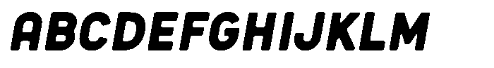 Sandport Condensed Bold Italic FONT