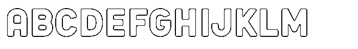 Sandport Condensed Bold Outline FONT