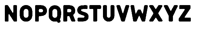 Sandport Condensed Bold Font LOWERCASE