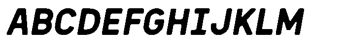 Sandport Condensed Medium Italic Font UPPERCASE
