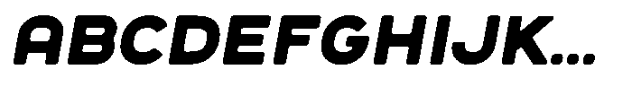 Sandport Extended Bold Italic FONT