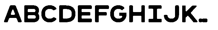 Sandport Extended Medium Font UPPERCASE