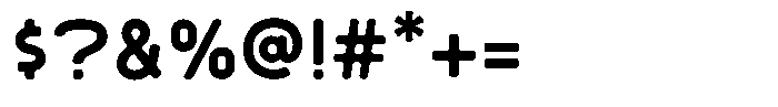 Sandport Extended Font OTHER CHARS