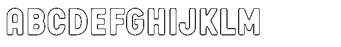 Sandport Narrow Bold Outline FONT
