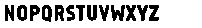 Sandport Narrow Bold Font UPPERCASE