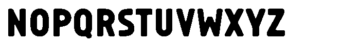 Sandport Narrow Bold Font LOWERCASE