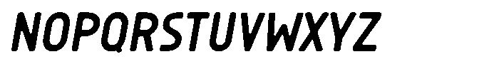Sandport Narrow Italic Font UPPERCASE